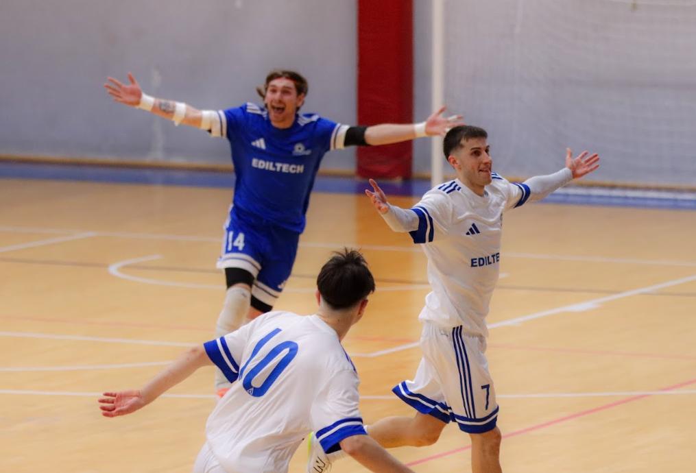 Giocatori del C5 Manzano in campo